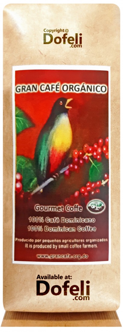 A selection of Dominican ground coffees in vanilla, chocolate, macadamia and organic varieties.